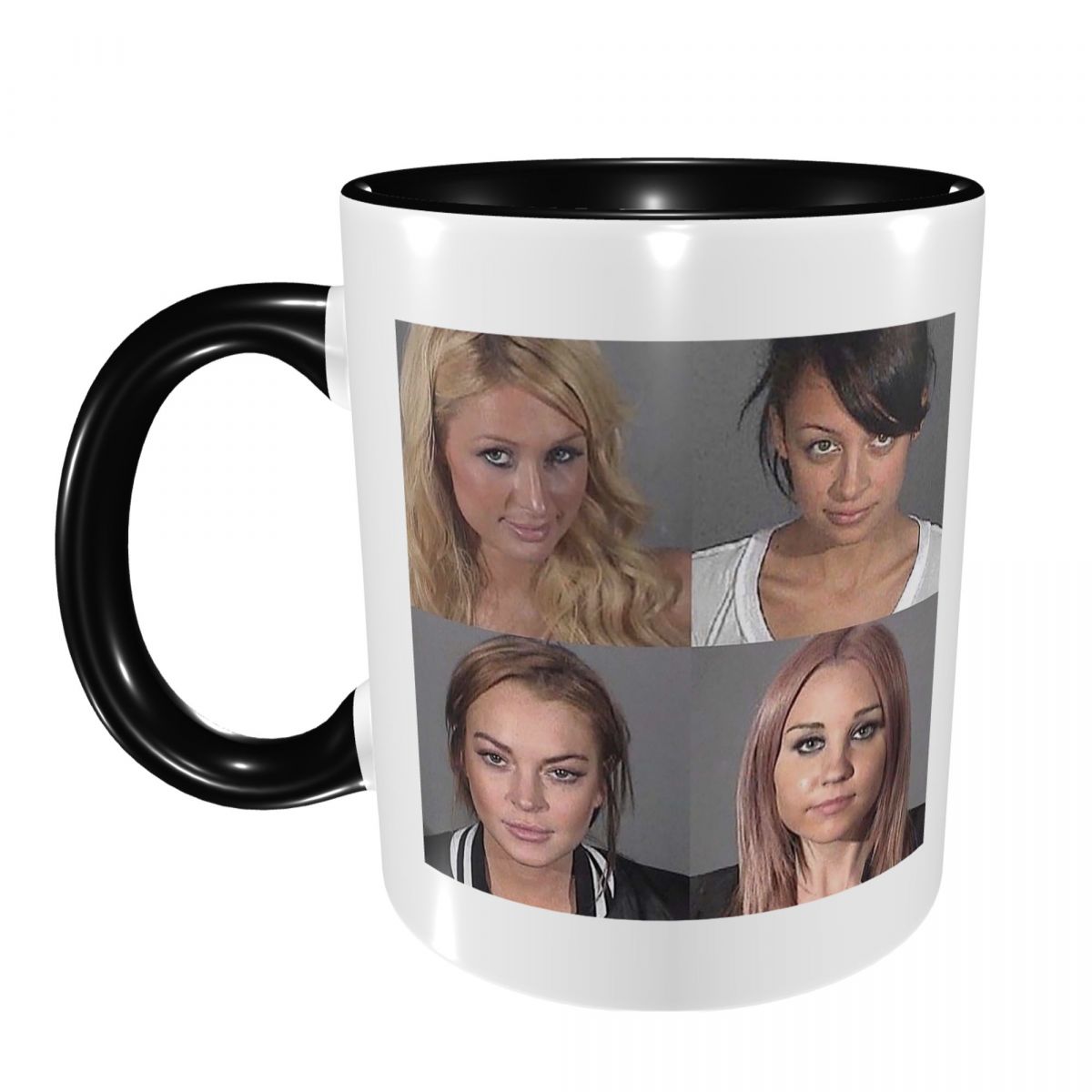 Coffee Tea Icon - Mug Keramik Lucu Bergambar Mugshot Ikonik,
