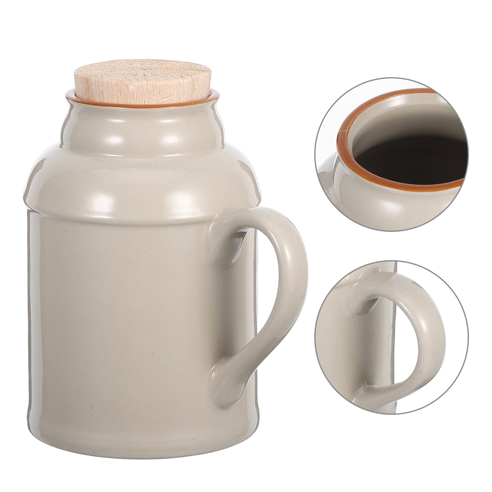 Coffee Tea Brew - Teko Air Keramik Vintage Dekoratif dengan