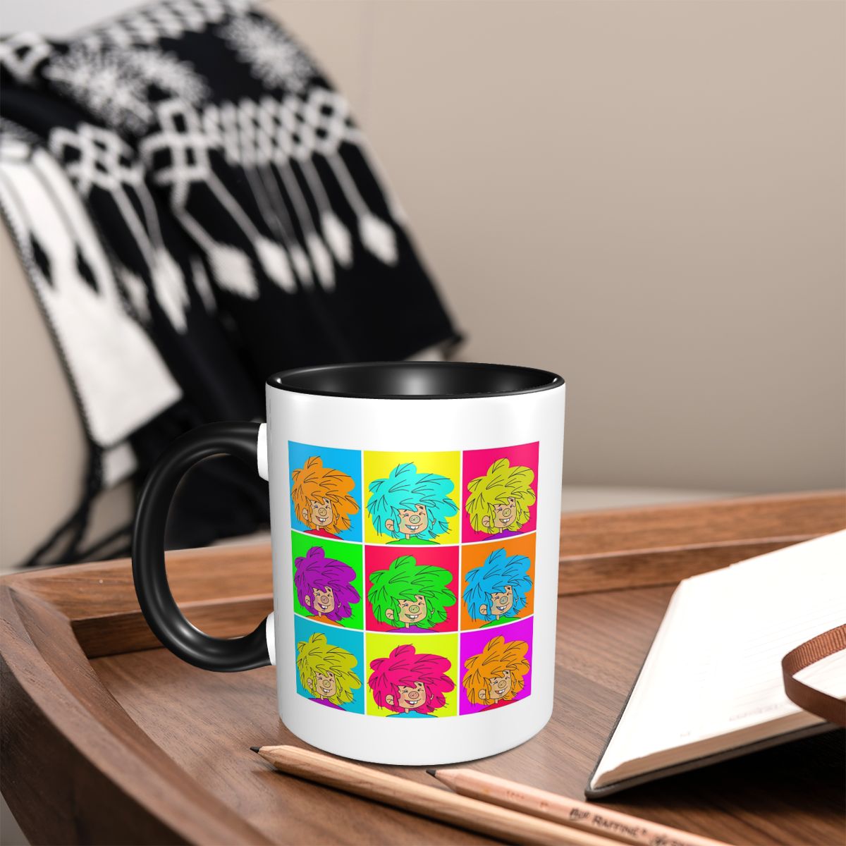 Coffee Tea Icon - Mug Pumuckl Ikonik Terinspirasi Warhol Cangkir