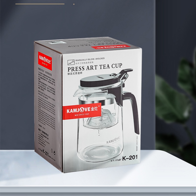 French Press Glass - KAMJOVE Teko Teh Kaca Tahan Panas