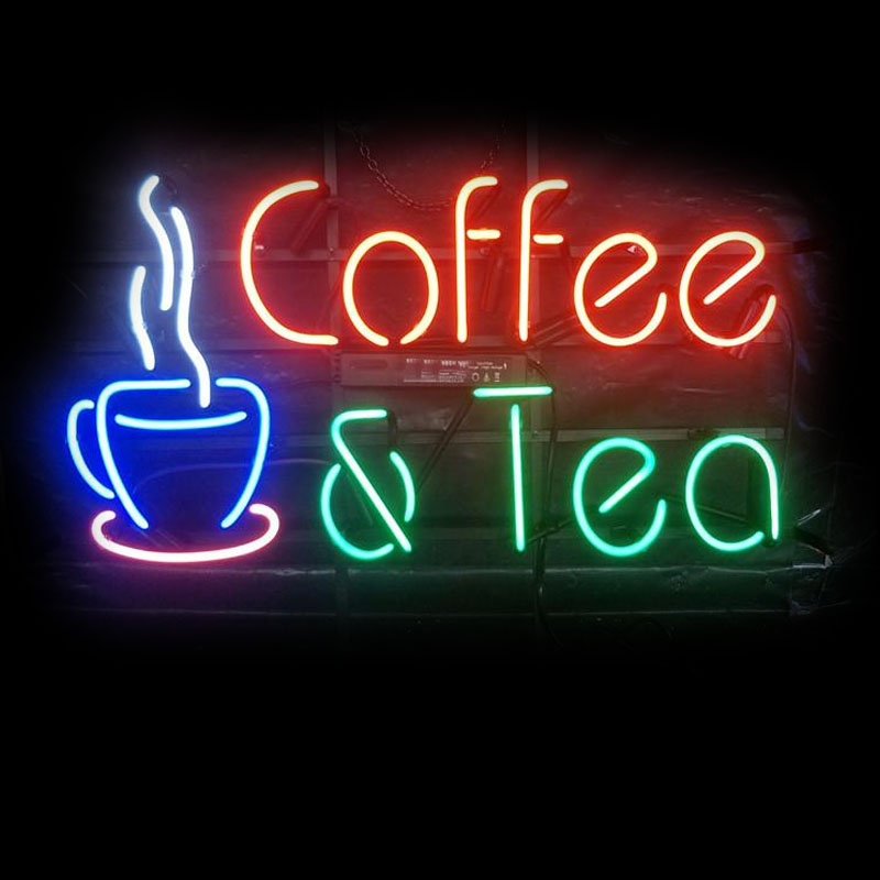 Coffee Tea Icon - Tanda Neon Kopi Teh Restoran Bir