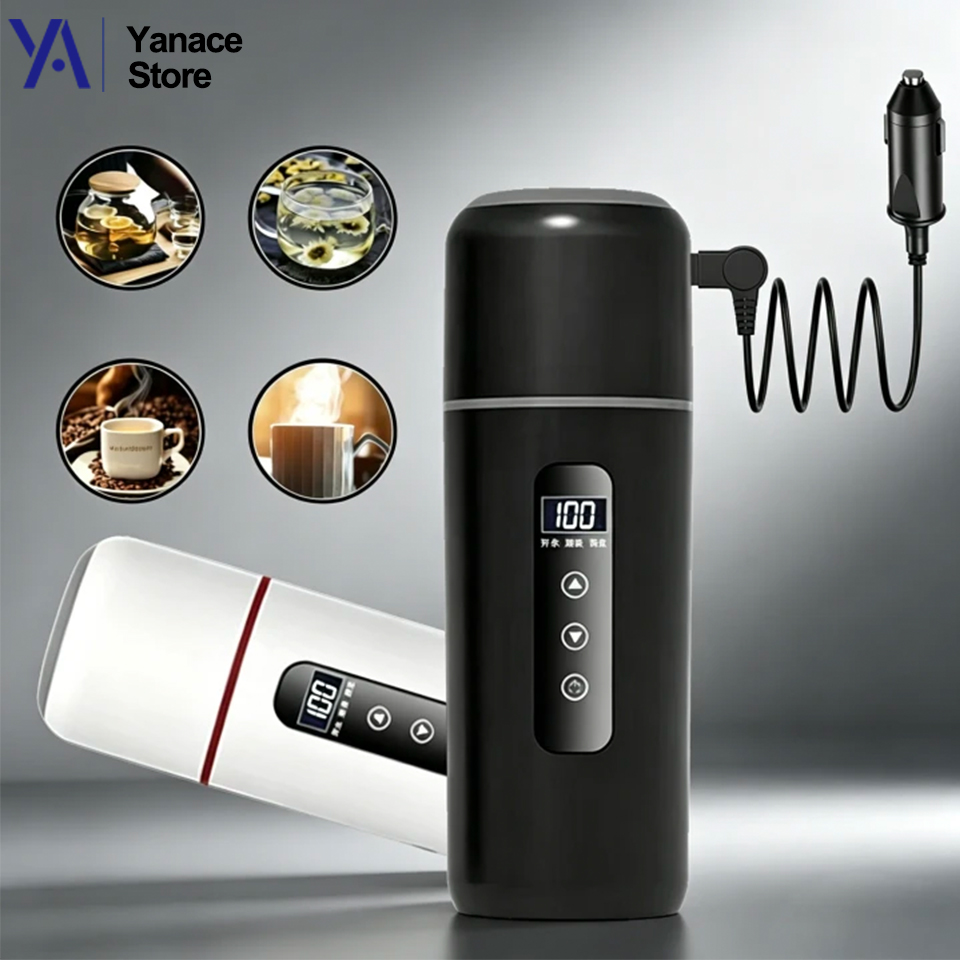 Coffee Tea Brew - Cangkir Pemanas Mobil 12V 24V 500ml