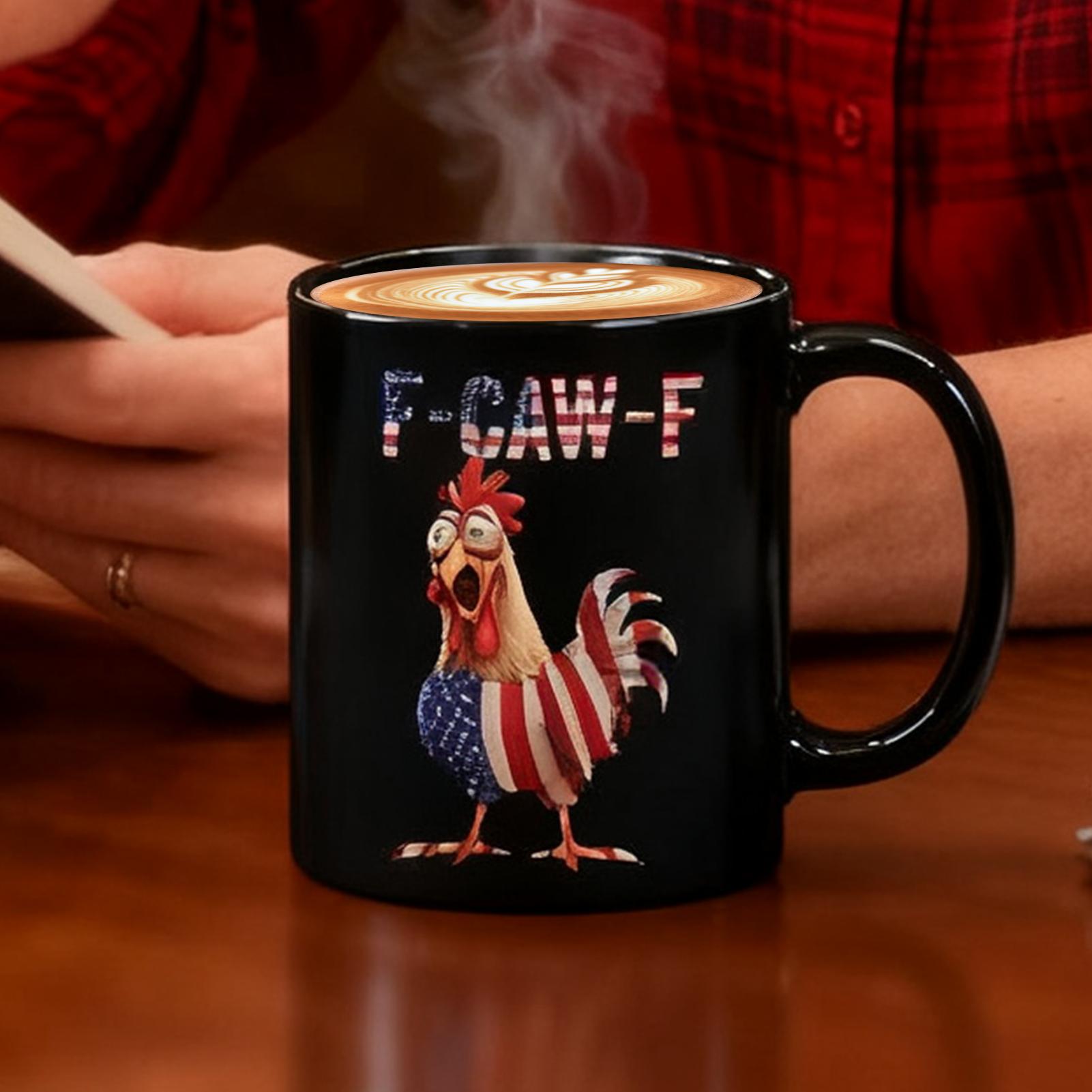 Coffee Tea And Cocoa - Mug Ayam Lucu 12oz Mug Keramik