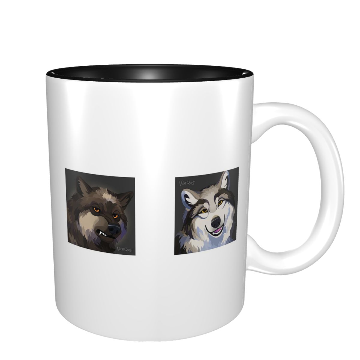 Morning Tea Coffee - WolfQuest Morning Face Mug Cangkir Kopi
