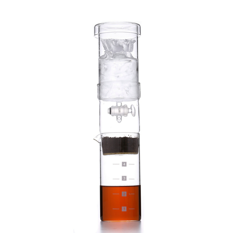 French Press Glass - Pembuat es kopi 400ml, pembuat es