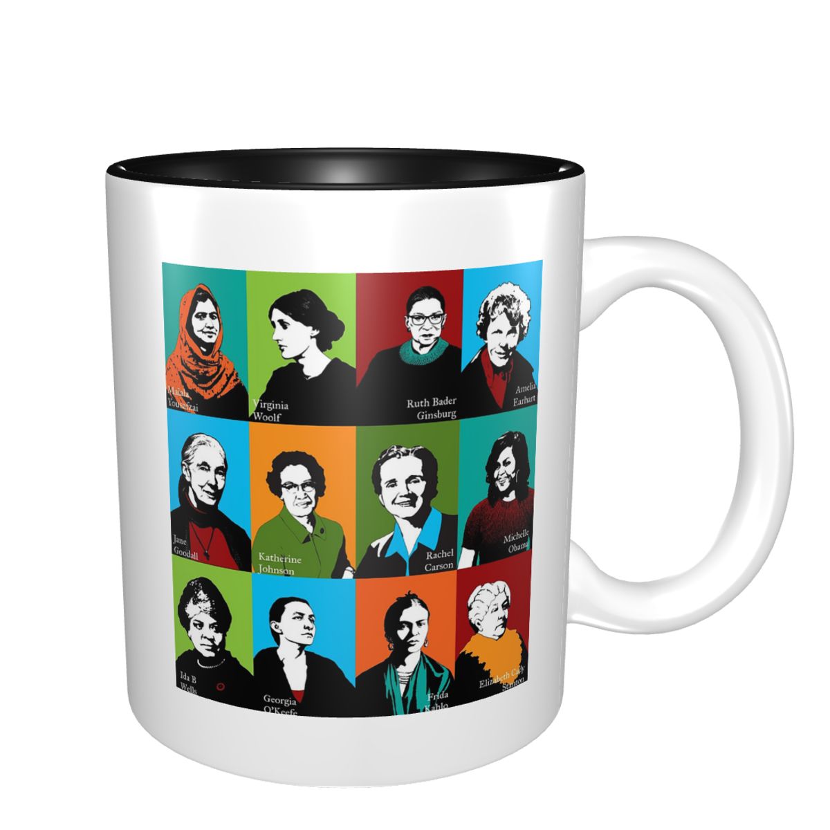 Coffee Tea Icon - Mug Ikon Feminis Cangkir Kopi Keramik