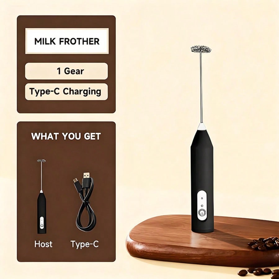 Coffee Tea Milk - 1 Paket Mixer Elektrik Genggam, Pengocok