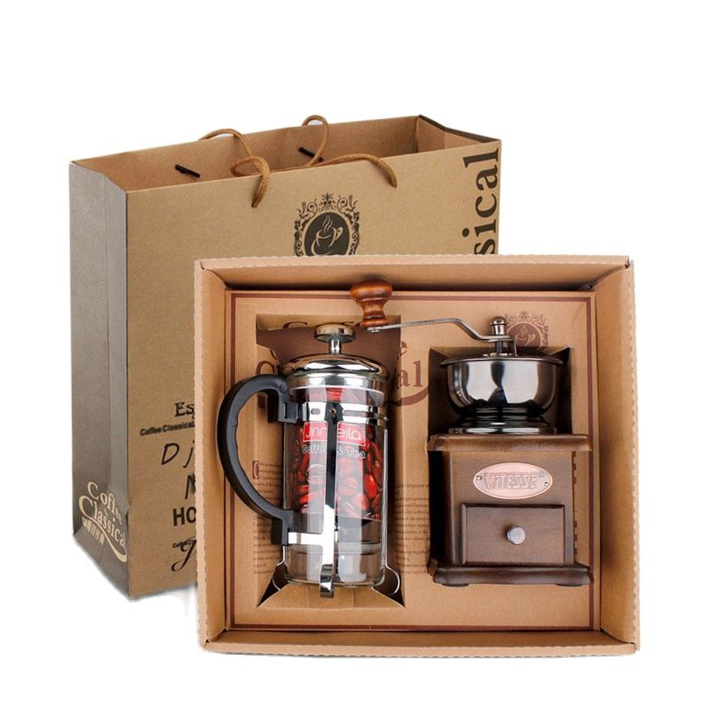 French Press Glass - Set Penggiling Kopi Teko Kopi Set