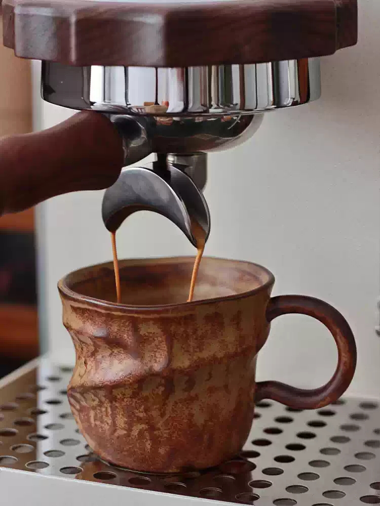 Morning Tea Coffee - Mug Keramik Buatan Tangan Vintage 200ML,
