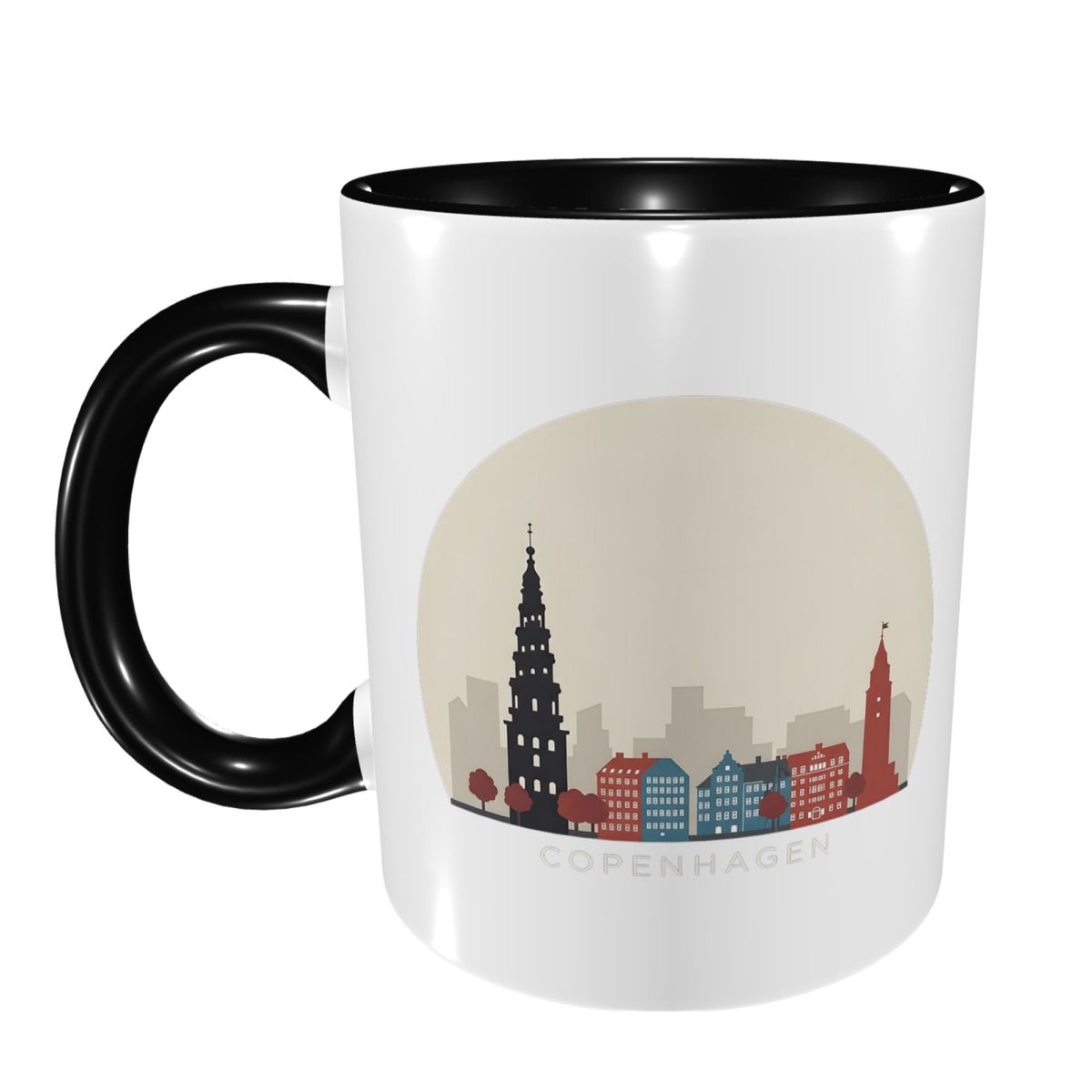 Coffee Tea Icon - Mug Ikon Perjalanan Kopenhagen Cangkir Kopi