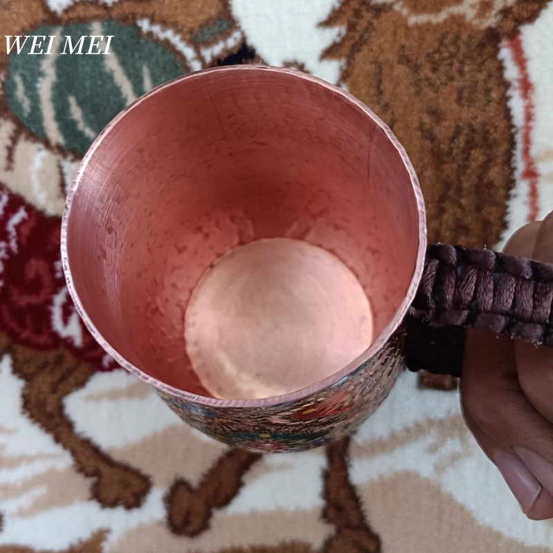 Mug Kopi Tembaga Vintage Pola  - Coffee Tea Friends ulasan dan harga