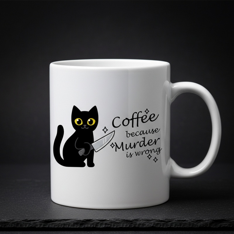 Mug Kopi Kucing Lucu dengan sl - Coffee Tea Wrong ulasan dan harga