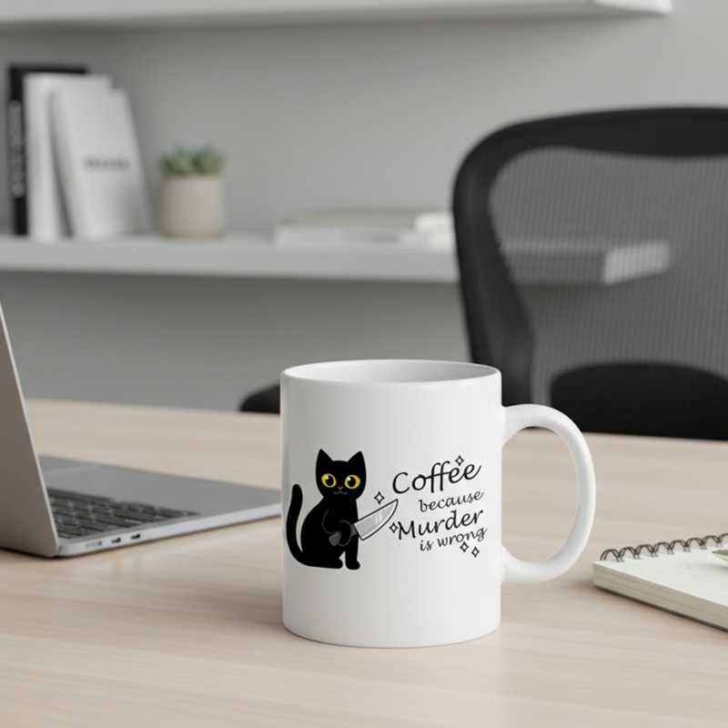 Mug Kopi Kucing Lucu dengan sl - Coffee Tea Wrong ulasan dan harga