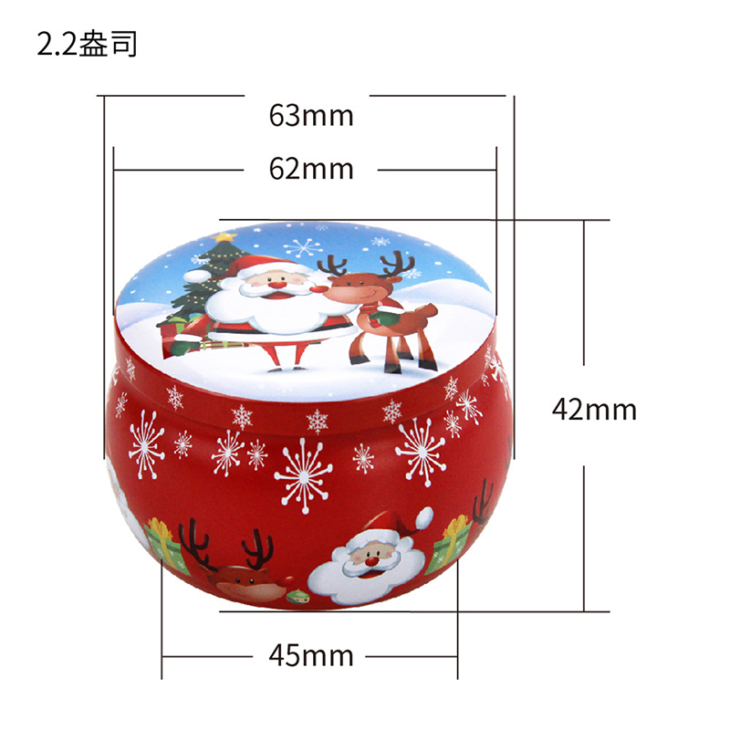 Kaleng Logam Mini Natal untuk  - Coffee Tea Box ulasan dan harga