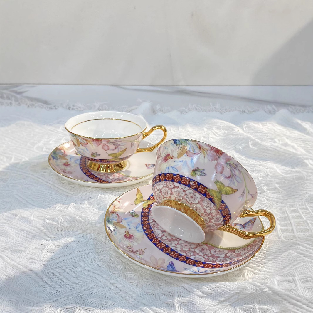 Cangkir & Piring Porselen Klas - Water Tea And Coffee ulasan dan harga
