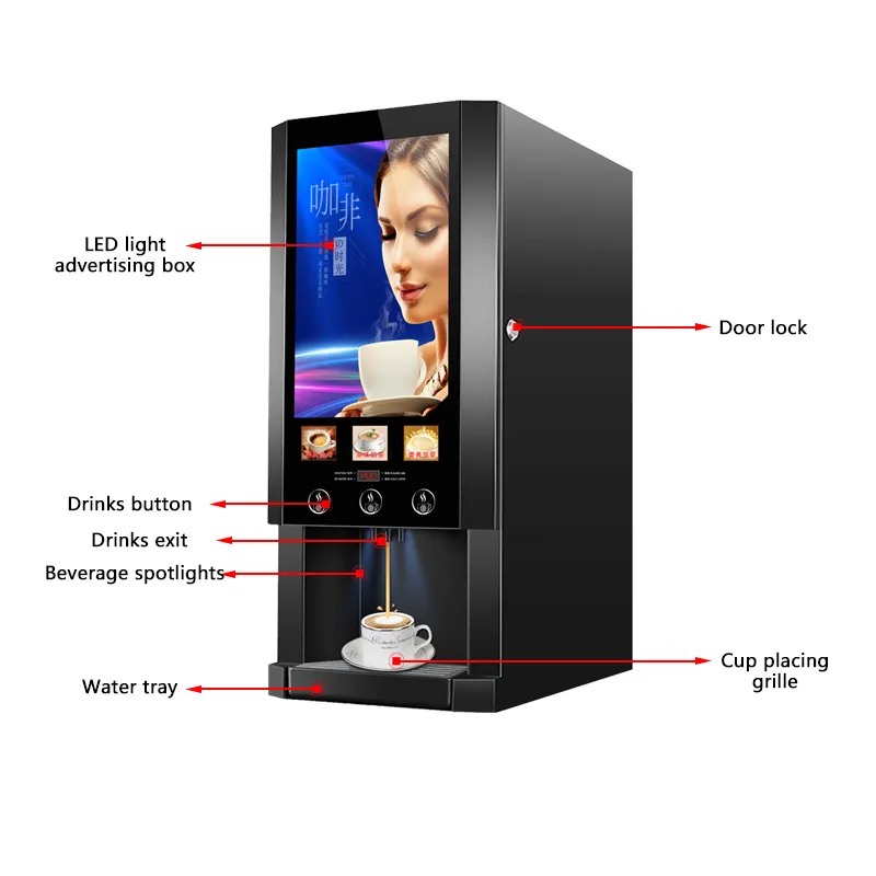 Mesin Penjual Otomatis Teh Sus - Coffee Tea Vending Machine ulasan dan harga
