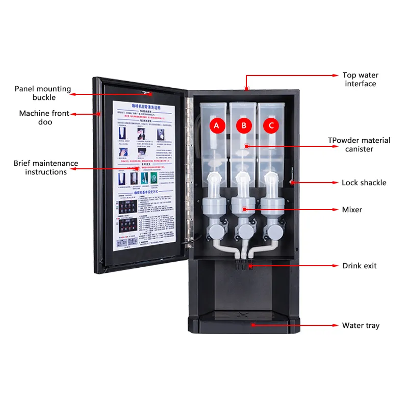 Mesin Penjual Otomatis Teh Sus - Coffee Tea Vending Machine ulasan dan harga