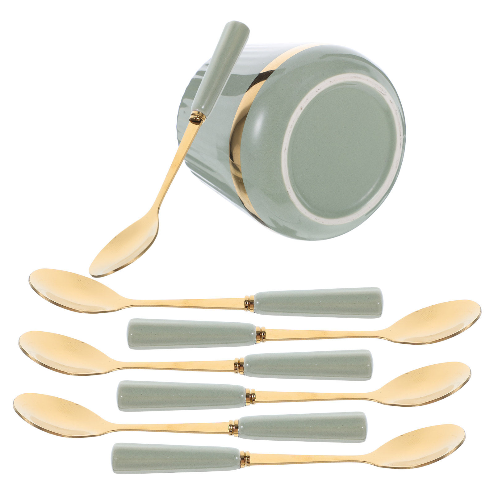 7Pcs Set Sendok Kopi Mini untu - Coffee Tea Sugar ulasan dan harga