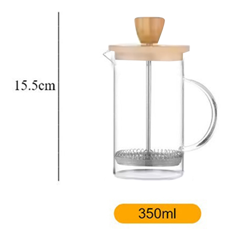 Pot Kopi French Press dengan F - French Press Glass ulasan dan harga