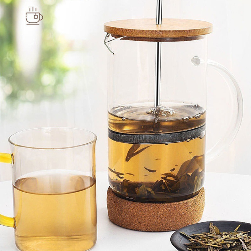 Pot Kopi French Press dengan F - French Press Glass ulasan dan harga