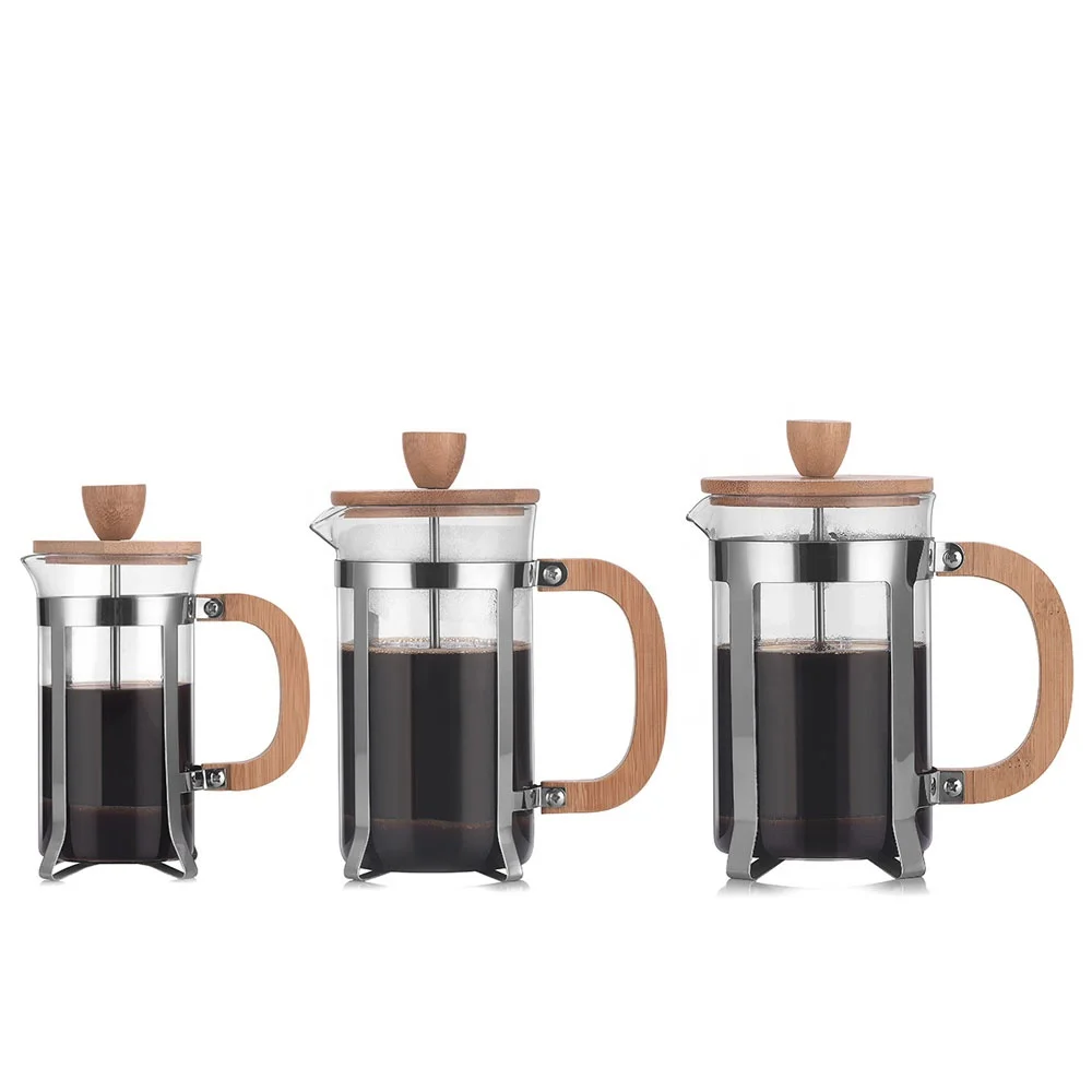 350/600ml Panci Tekan Stainles - French Press Glass ulasan dan harga