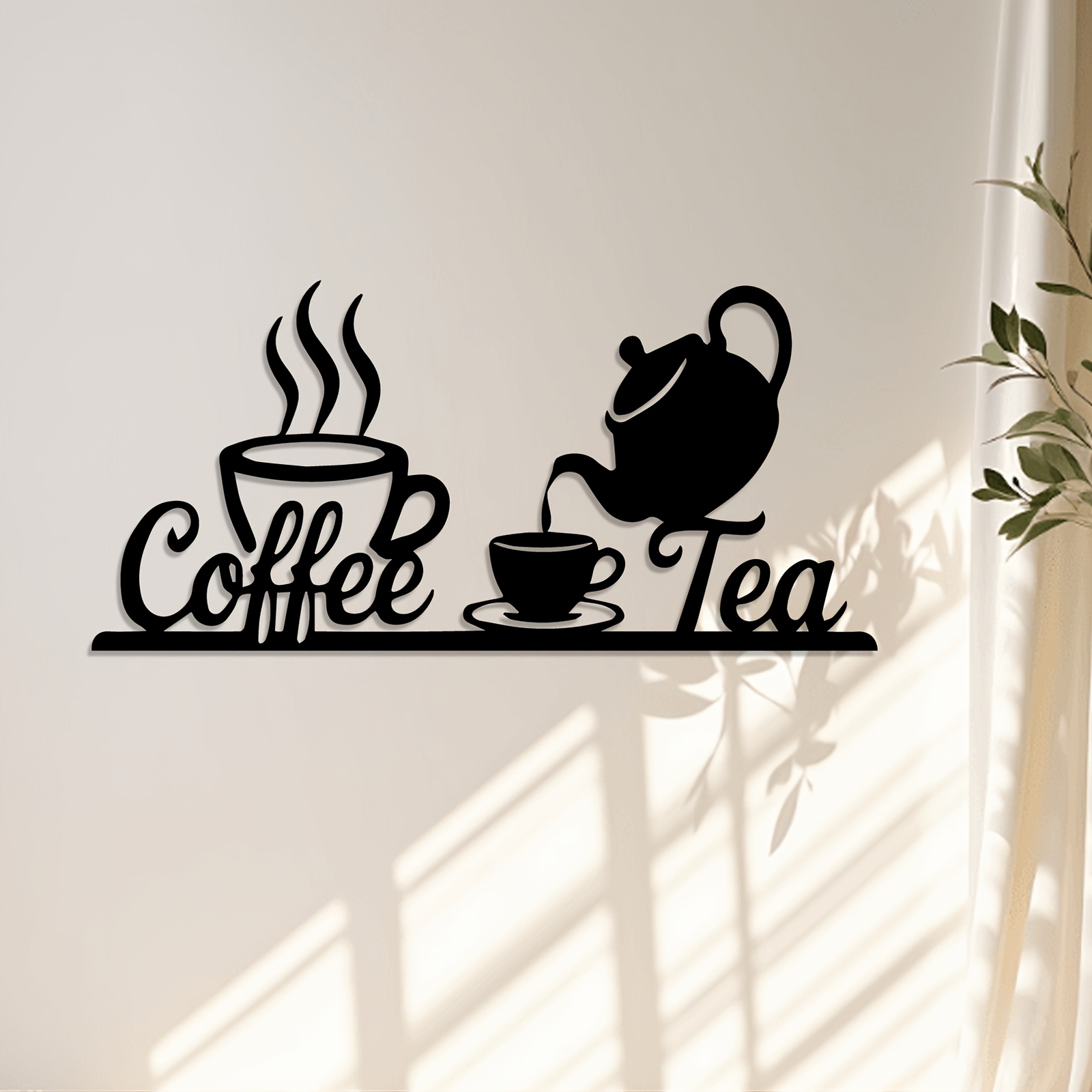 1 Set Hiasan Dinding Kopi dan  - Coffee Tea Icon ulasan dan harga