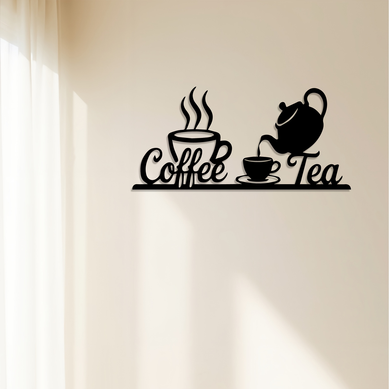 1 Set Hiasan Dinding Kopi dan  - Coffee Tea Icon ulasan dan harga