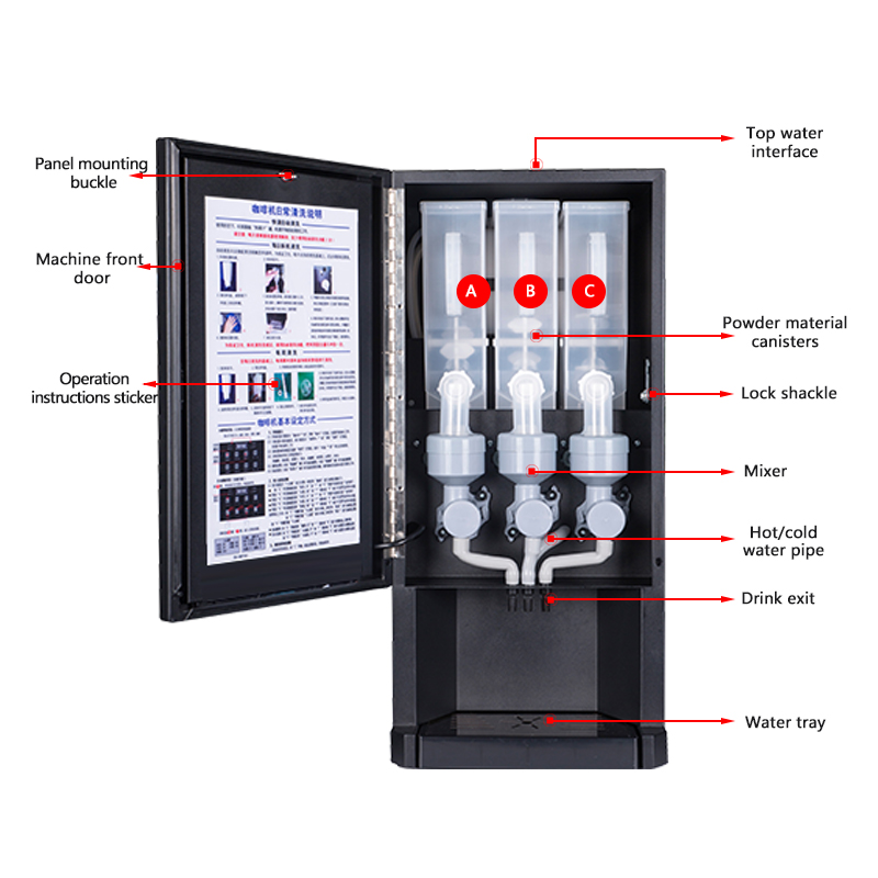 Mesin Kopi Instan 30SCW-8 Hot  - Coffee Tea Vending Machine ulasan dan harga