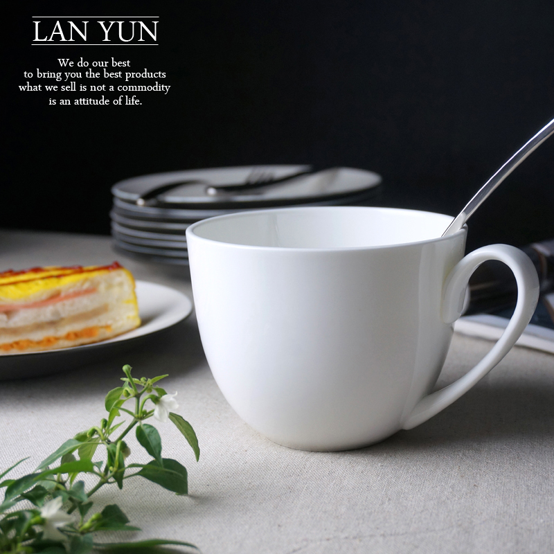 700ML, Cangkir Sarapan Pagi Bo - Morning Tea Coffee ulasan dan harga