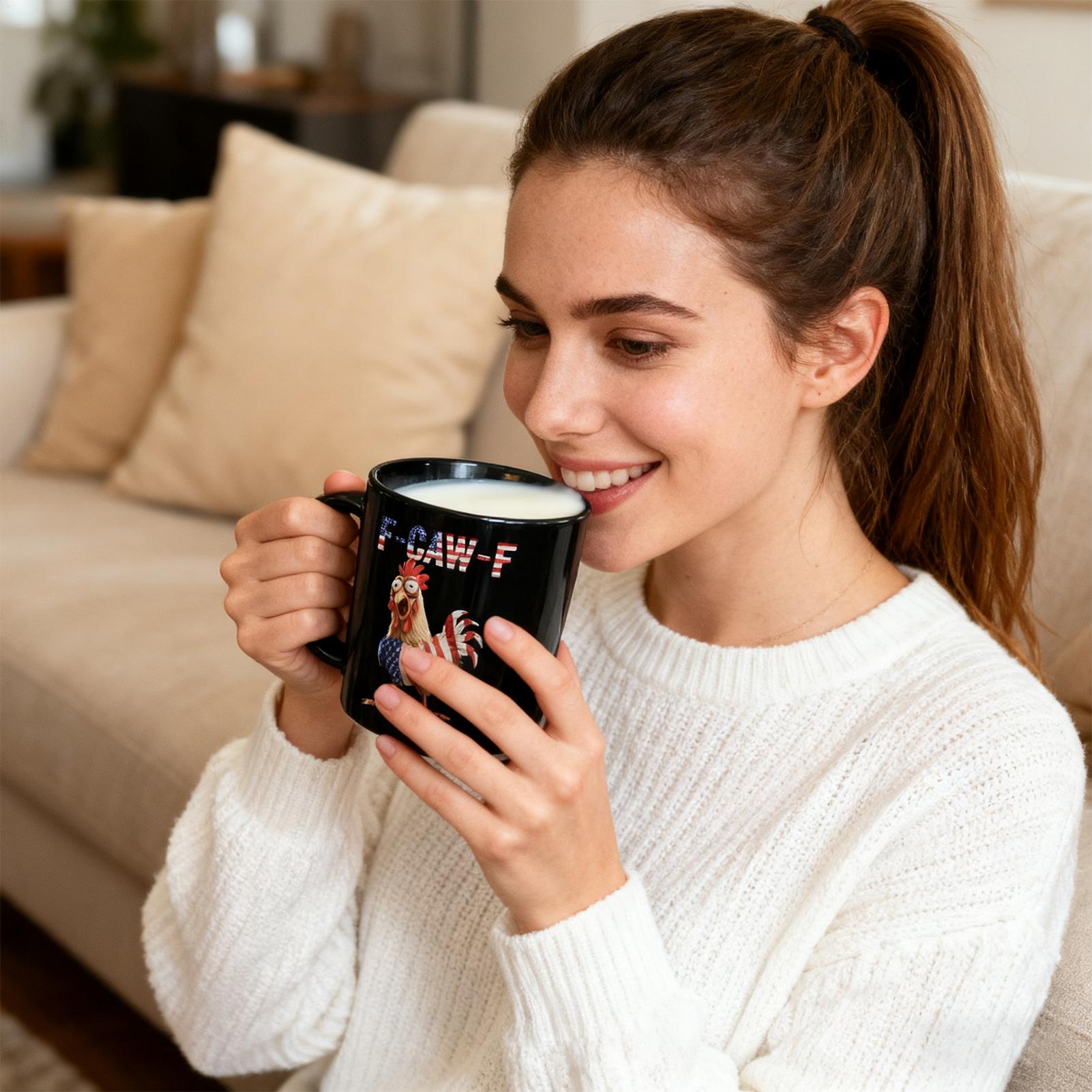 Mug Ayam Lucu 12oz Mug Keramik - Coffee Tea And Cocoa ulasan dan harga