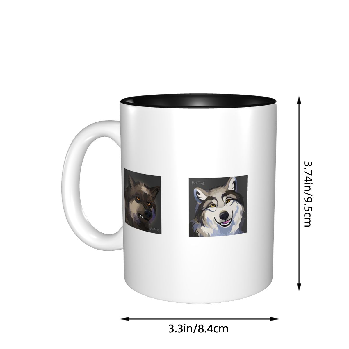 WolfQuest Morning Face Mug Can - Morning Tea Coffee ulasan dan harga