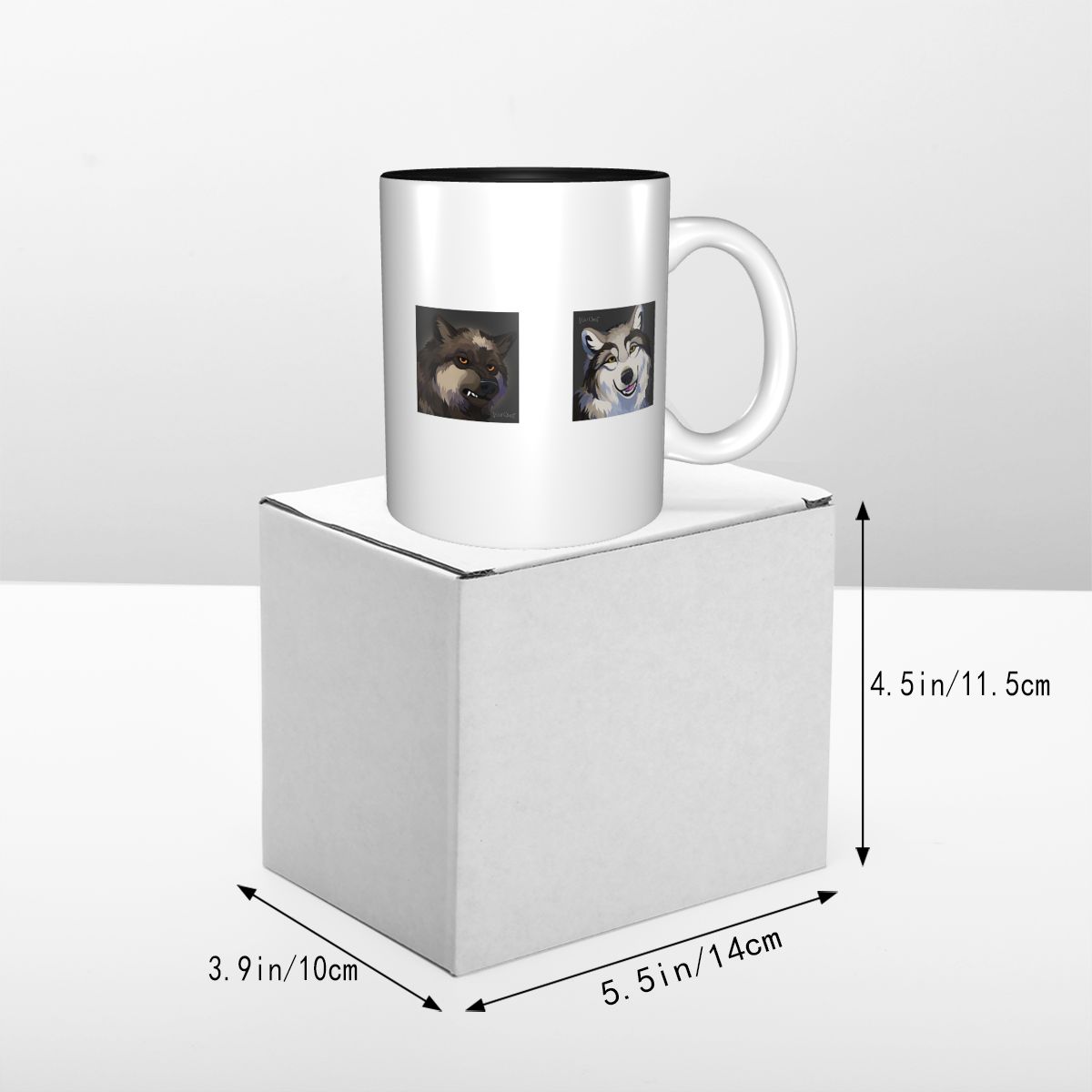 WolfQuest Morning Face Mug Can - Morning Tea Coffee ulasan dan harga