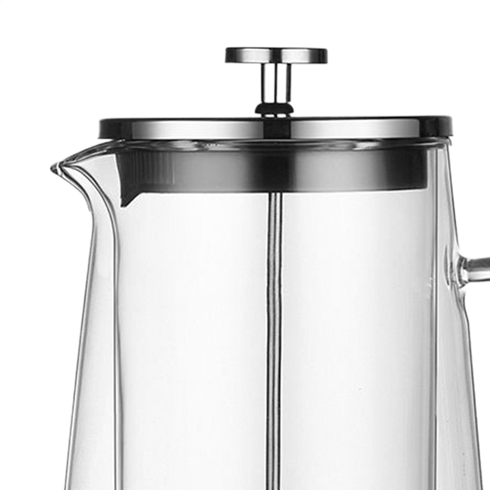Teko Kopi Tekan Kaca Stainless - French Press Glass ulasan dan harga