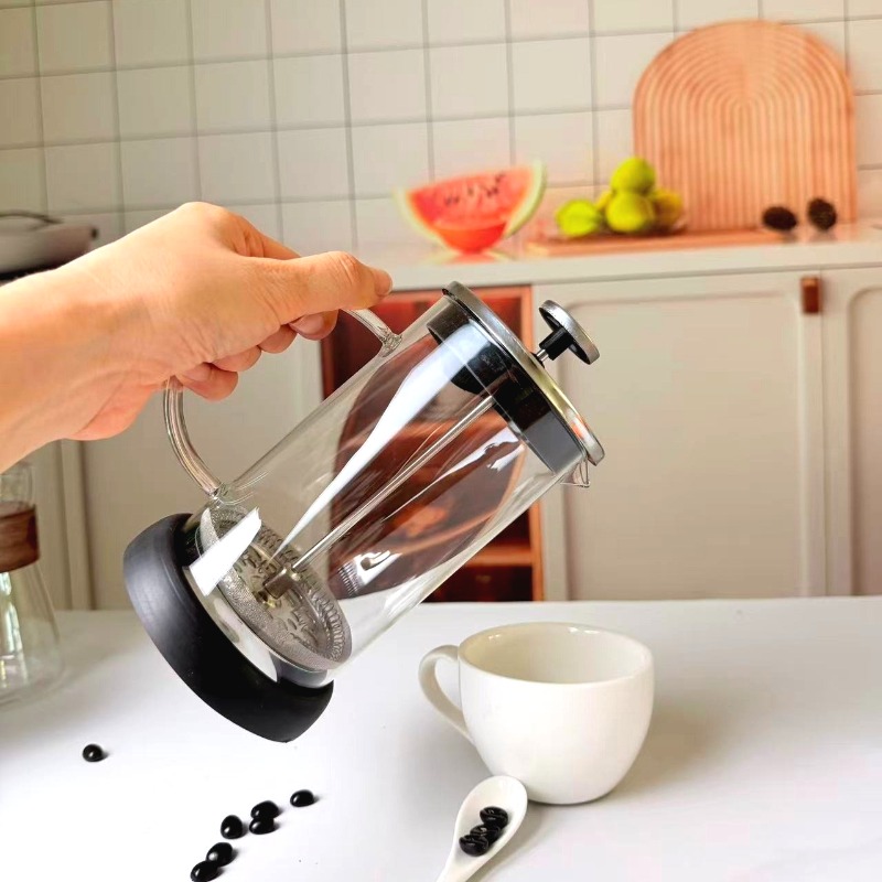 Pembuat Kopi French Press, Tek - French Press Glass ulasan dan harga