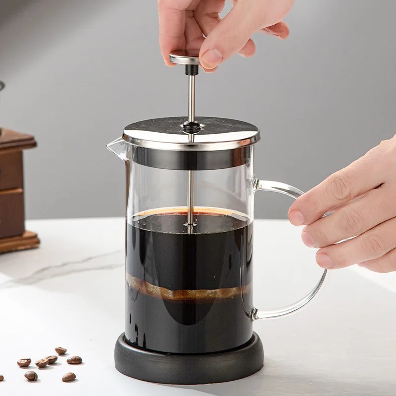 Pembuat Kopi French Press, Tek - French Press Glass ulasan dan harga