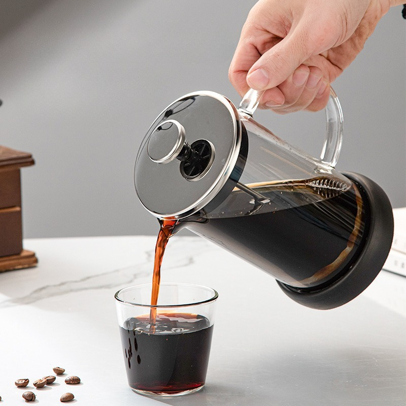 Pembuat Kopi French Press, Tek - French Press Glass ulasan dan harga