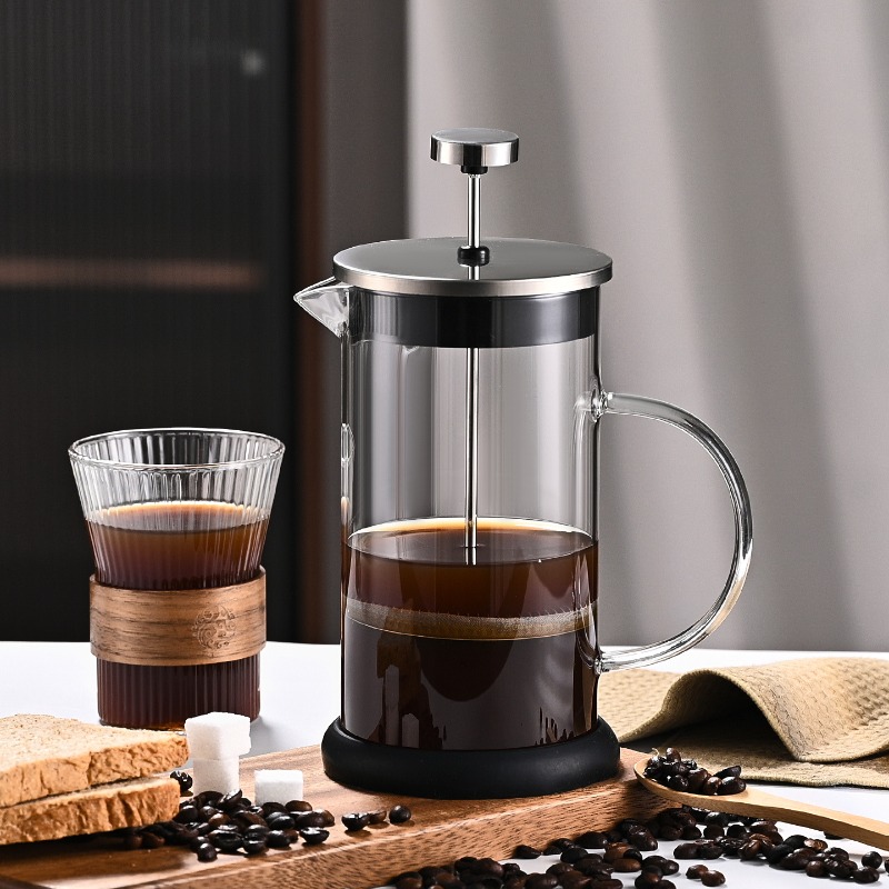 Pembuat Kopi French Press, Tek - French Press Glass ulasan dan harga
