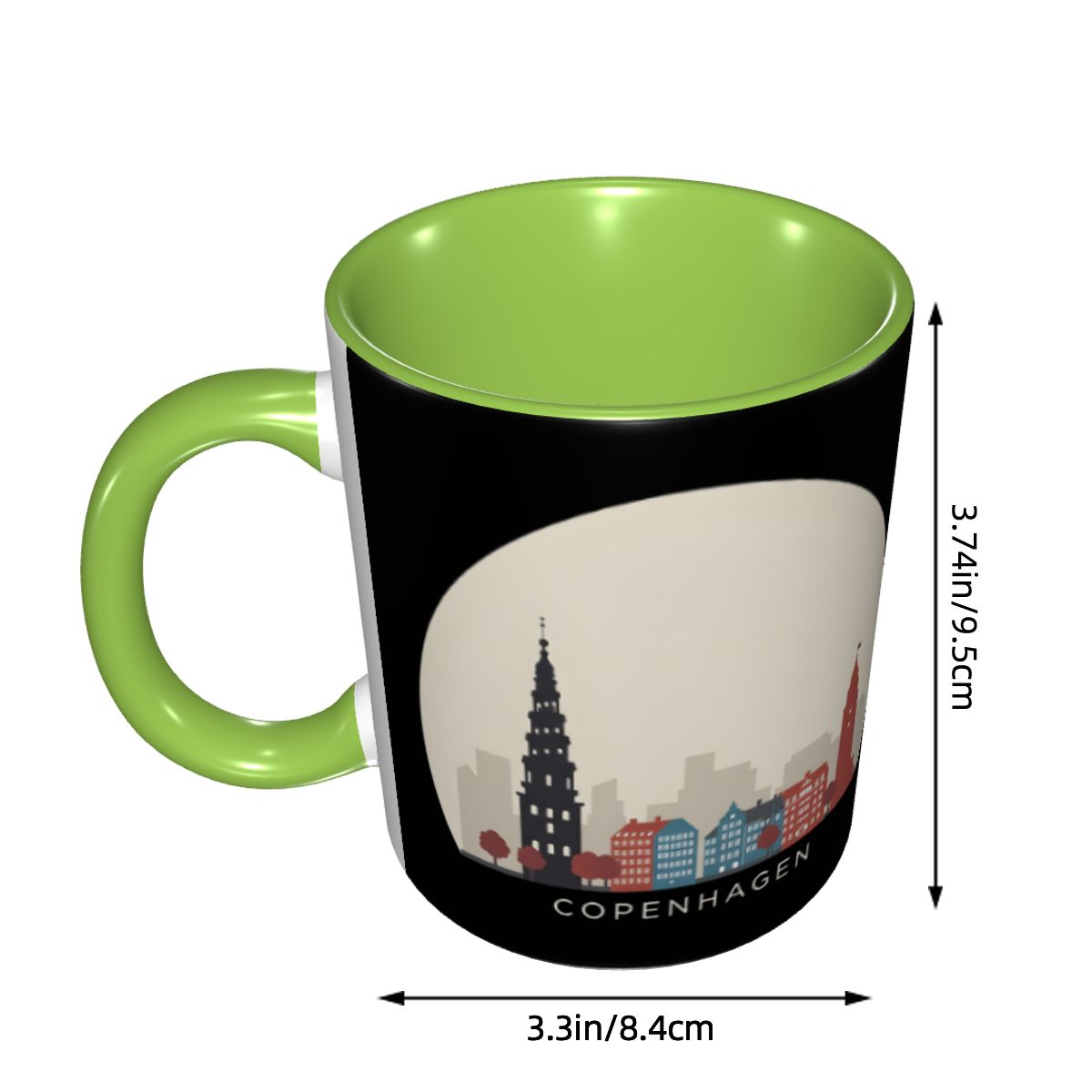 Mug Ikon Perjalanan Kopenhagen - Coffee Tea Icon ulasan dan harga