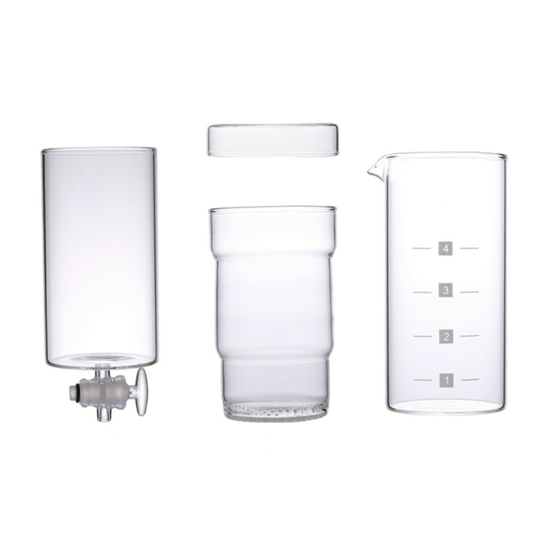 Pembuat es kopi 400ml, pembuat - French Press Glass ulasan dan harga