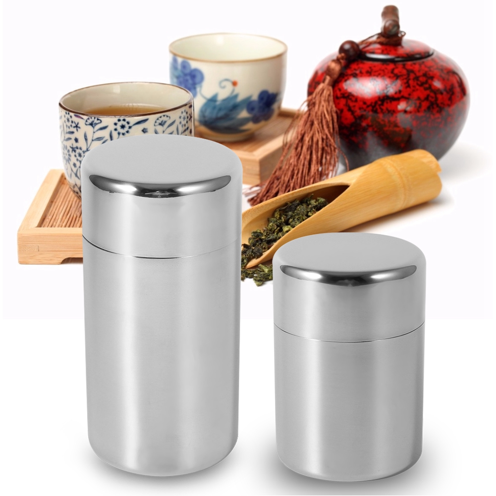 Kaleng daun teh Stainless Stee - Coffee Tea Sugar ulasan dan harga