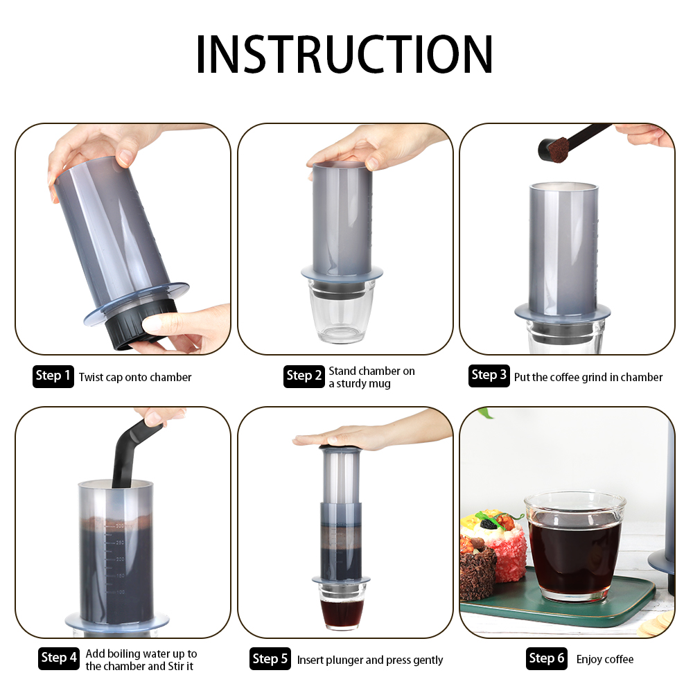 Pembuat Kopi Espresso Portabel - Aeropress Coffee Maker ulasan dan harga