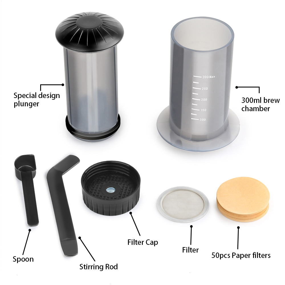Pembuat Kopi Espresso Portabel - Aeropress Coffee Maker ulasan dan harga