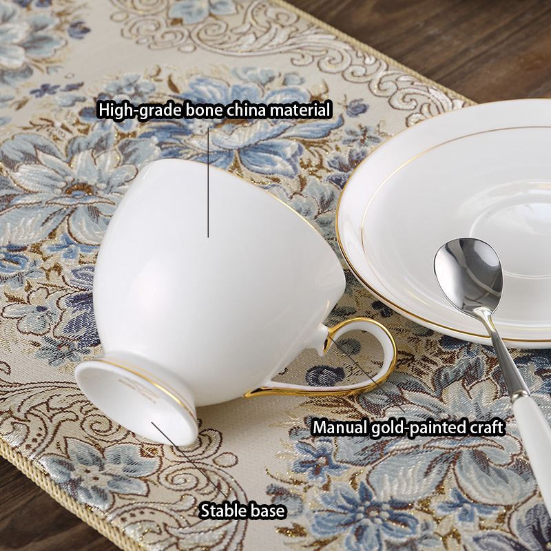 Grace Bone Kopi Set Putih Emas - Coffee Tea Sugar ulasan dan harga
