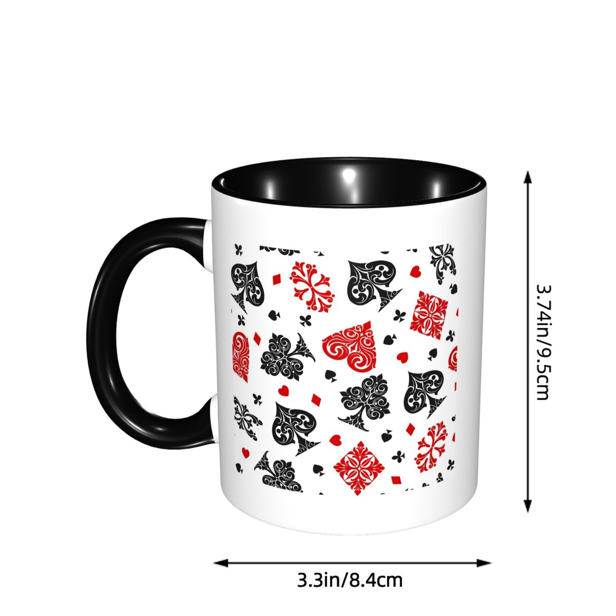 Mug Ikon Kartu Remi Lucu Cangk - Coffee Tea Icon ulasan dan harga
