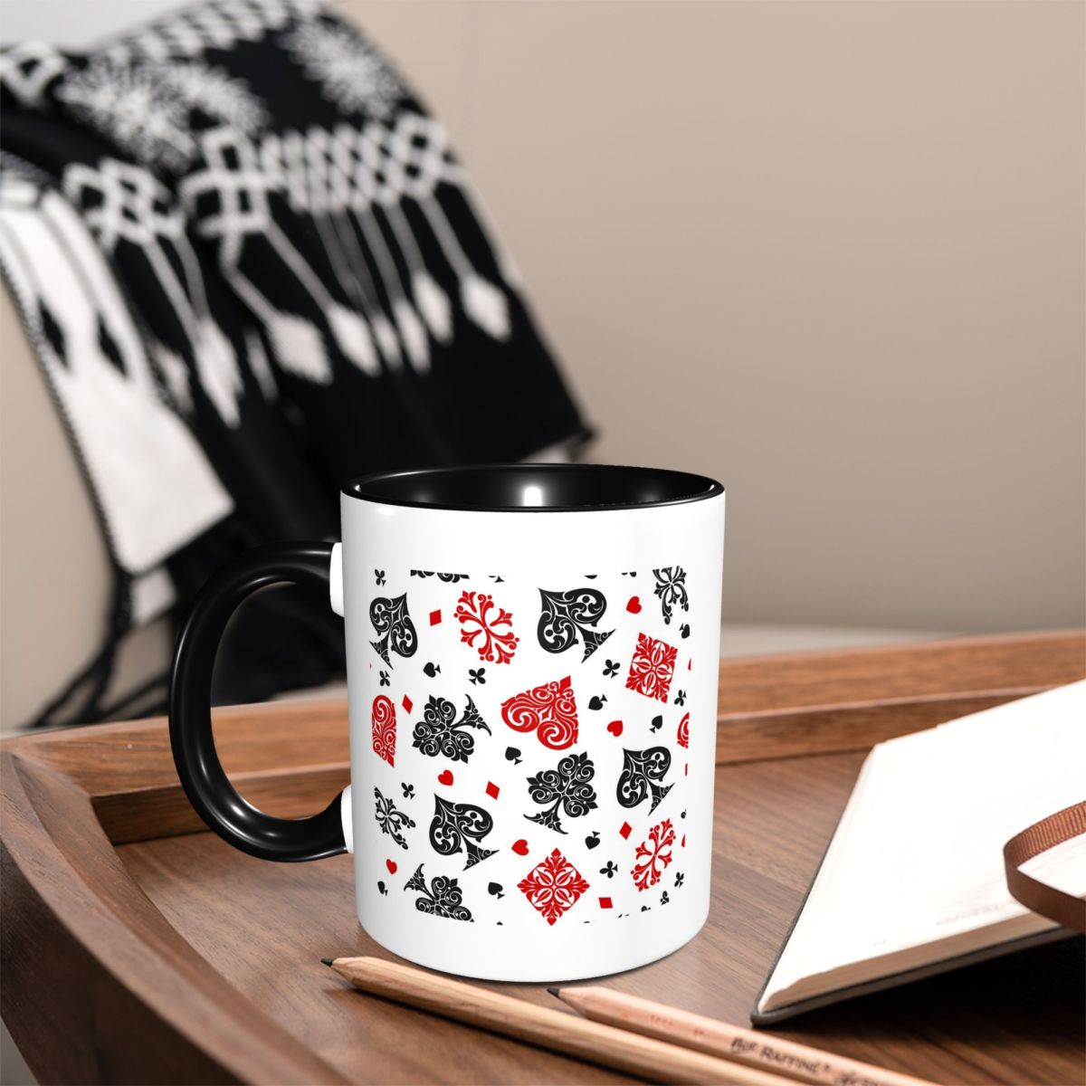 Mug Ikon Kartu Remi Lucu Cangk - Coffee Tea Icon ulasan dan harga