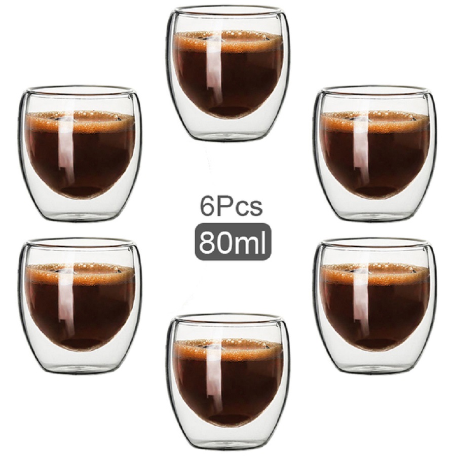 Cangkir kopi kaca berdinding g - Coffee Tea And Cocoa ulasan dan harga