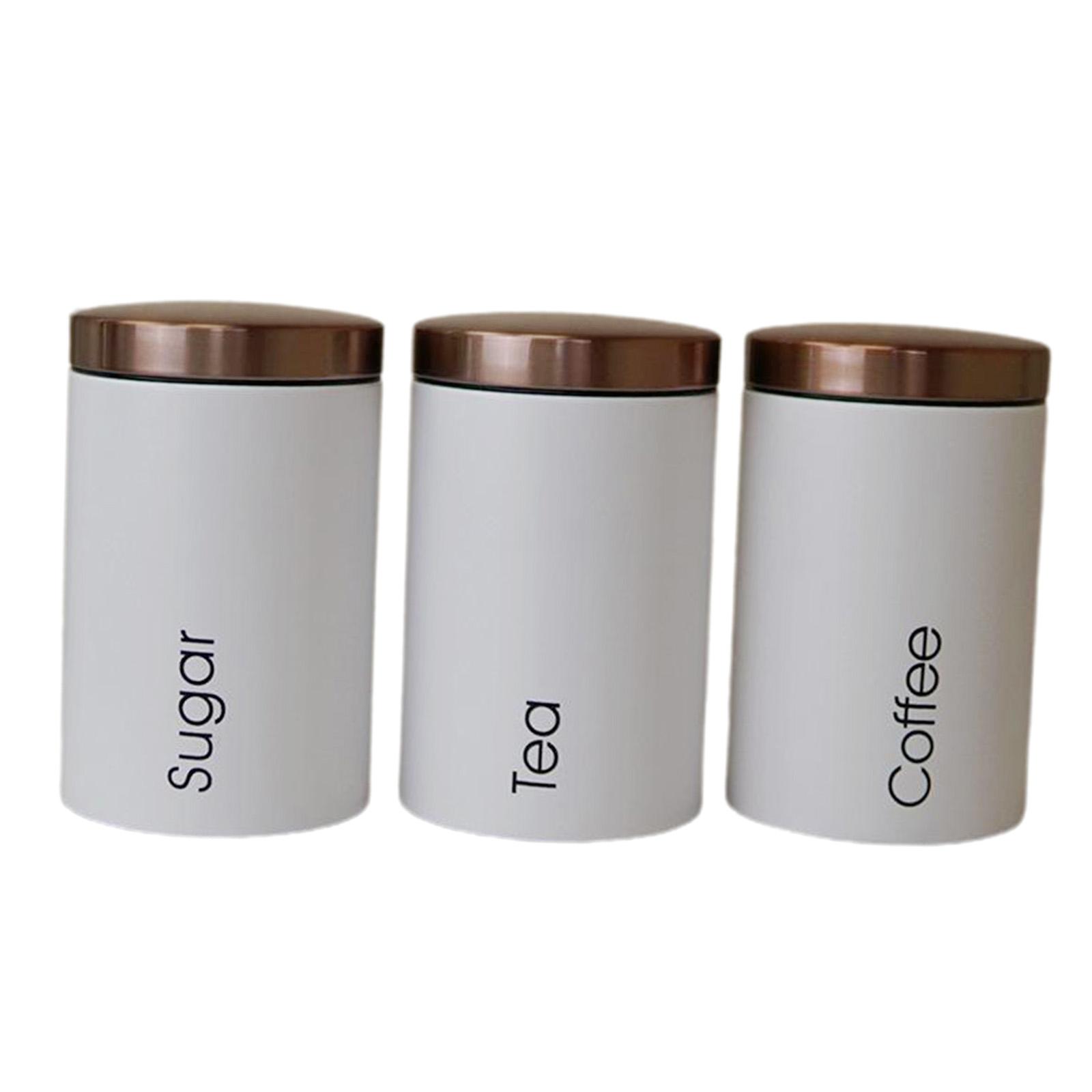 Set Wadah Penyimpanan Makanan  - Coffee Tea And Sugar Canister Set ulasan dan harga