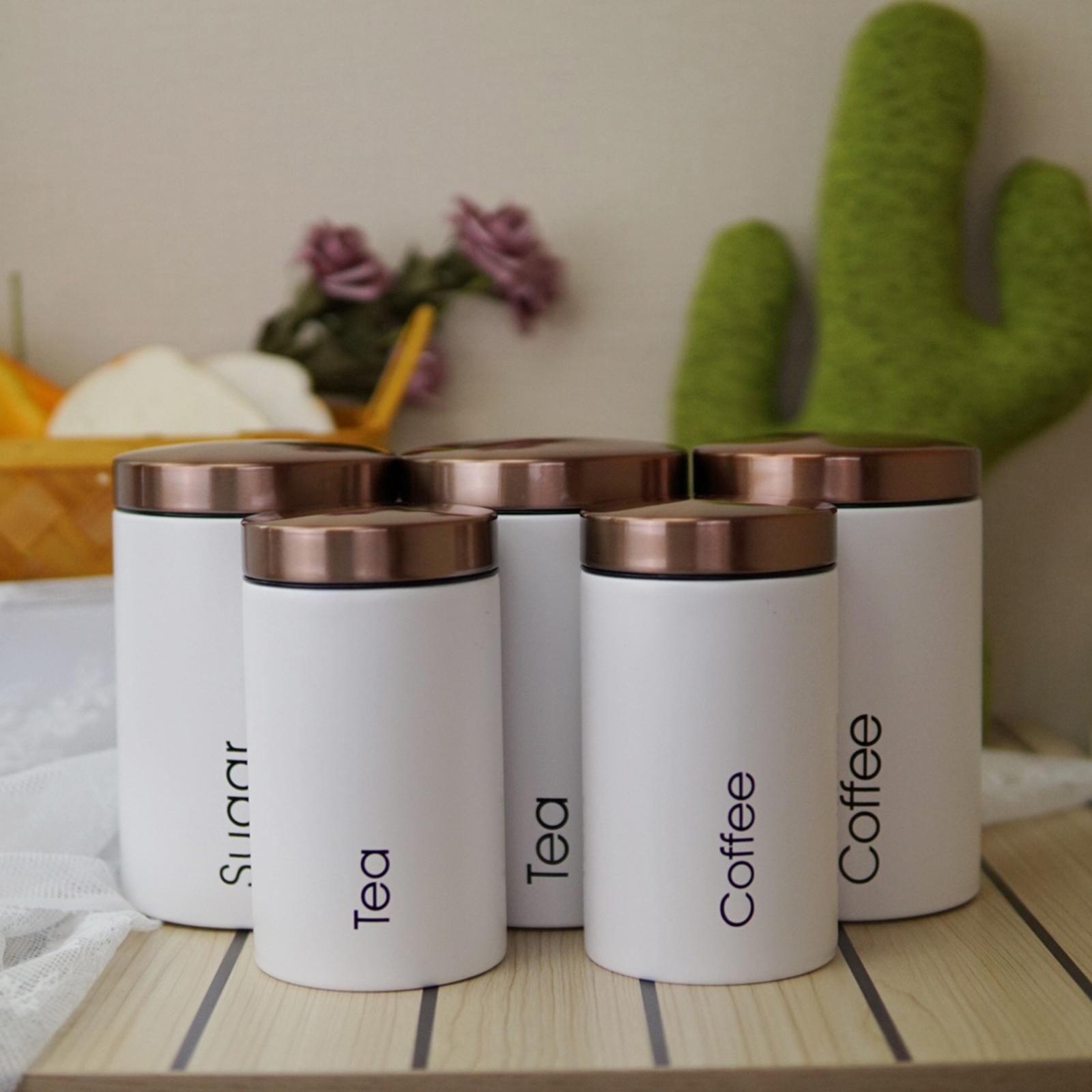 Set Wadah Penyimpanan Makanan  - Coffee Tea And Sugar Canister Set ulasan dan harga
