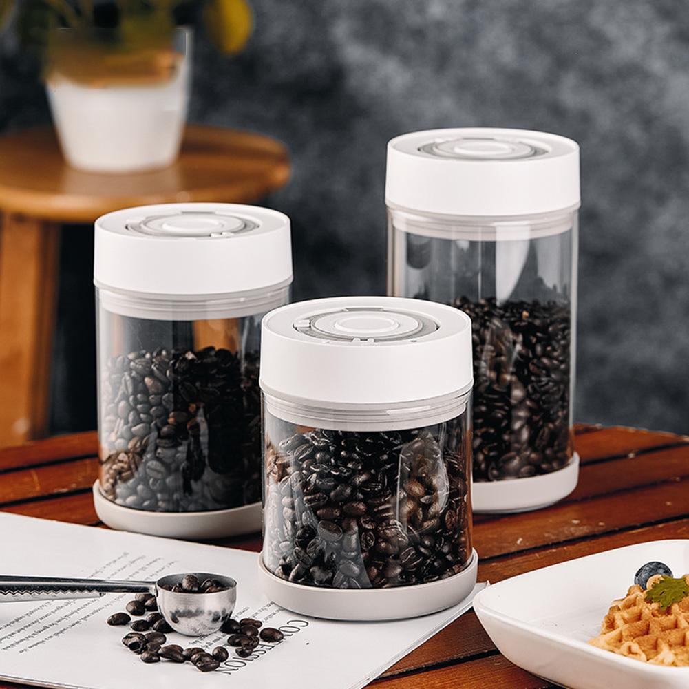 Kitchen Moisture-proof Glass C - Coffee Tea Box ulasan dan harga
