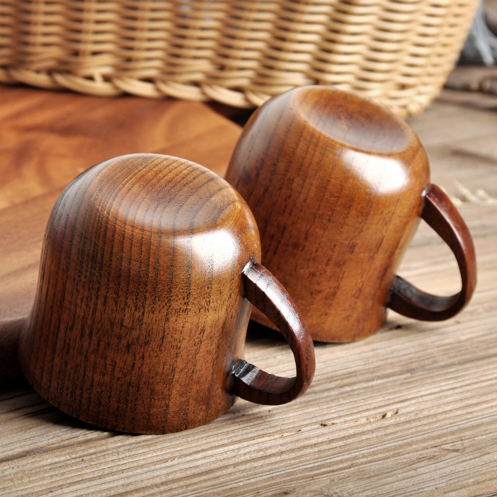 Cangkir Kopi Kayu Buatan Tanga - Morning Tea Coffee ulasan dan harga